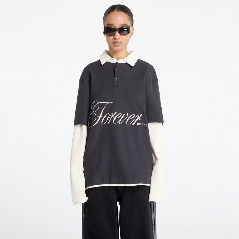 Poolopaita MISBHV MISBHV Forever Double Layered Polo Musta | 250M152