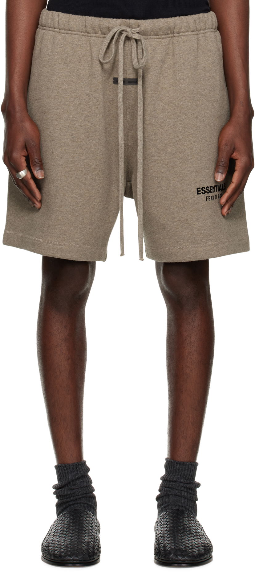 Shortsit Fear of God Fear of God ESSENTIALS Classic Sweat Shorts Harmaa | 160AS252001F