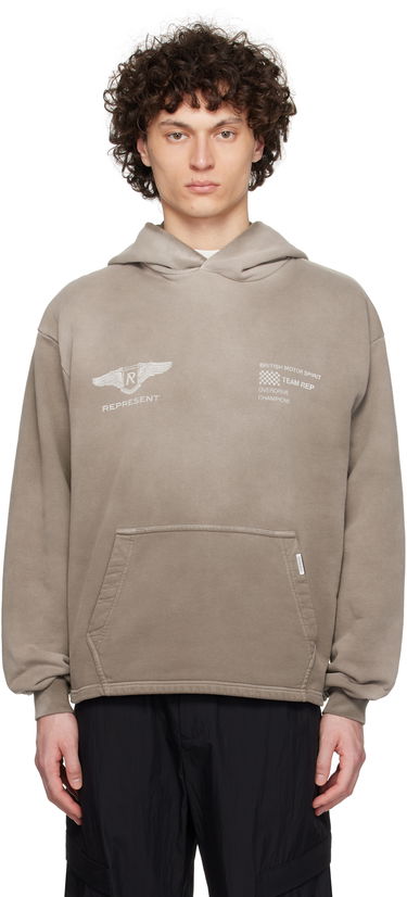Huppari Represent Clo Represent 'Team Rep' Hoodie Harmaa | MLM41052, 0