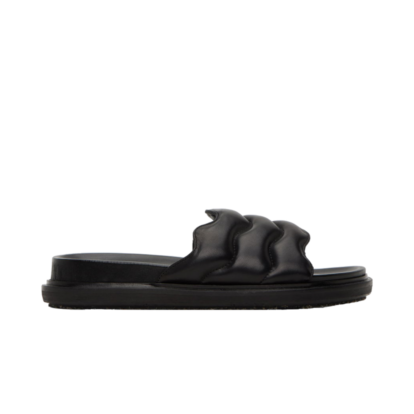 Tennarit ja kengät Marni Fussbett Platform Slides Musta | FBMR002401 P5443