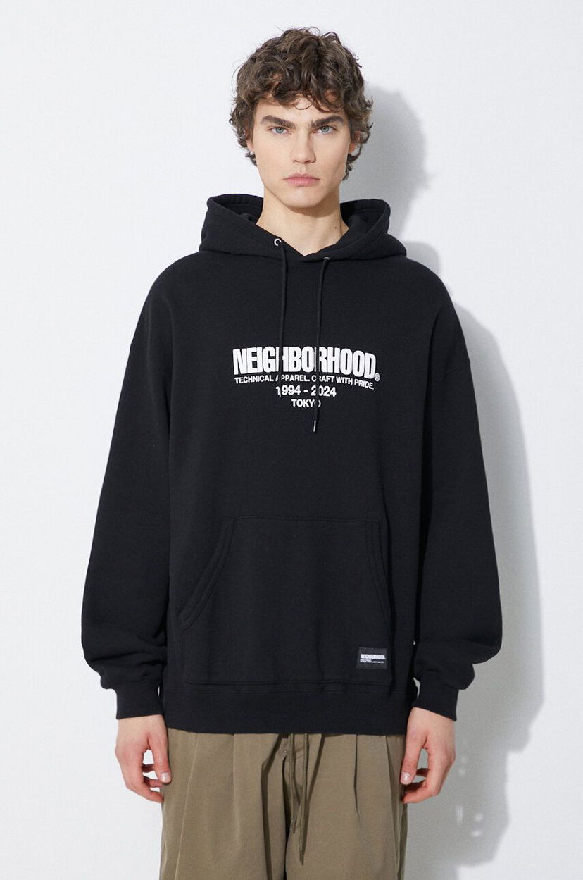 Huppari Neighborhood NEIGHBORHOOD Classic Hoodie Musta | 241FPNH.CSM04