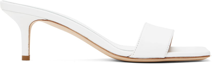Asusteet Aeyde Aeyde Ilvy Leather Mules Valkoinen | A11-HS-GAIS55TB155-SS25-1020-007
