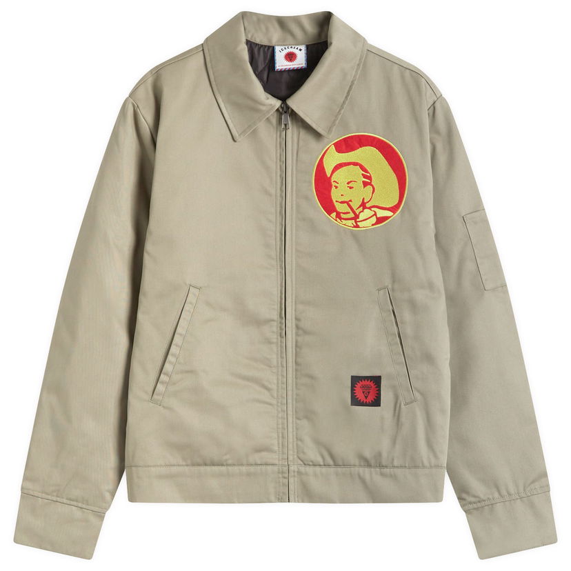 Takki BBC IceCream ICECREAM Cowboy Work Jacket, Size Large Beige | IC24408-KHK