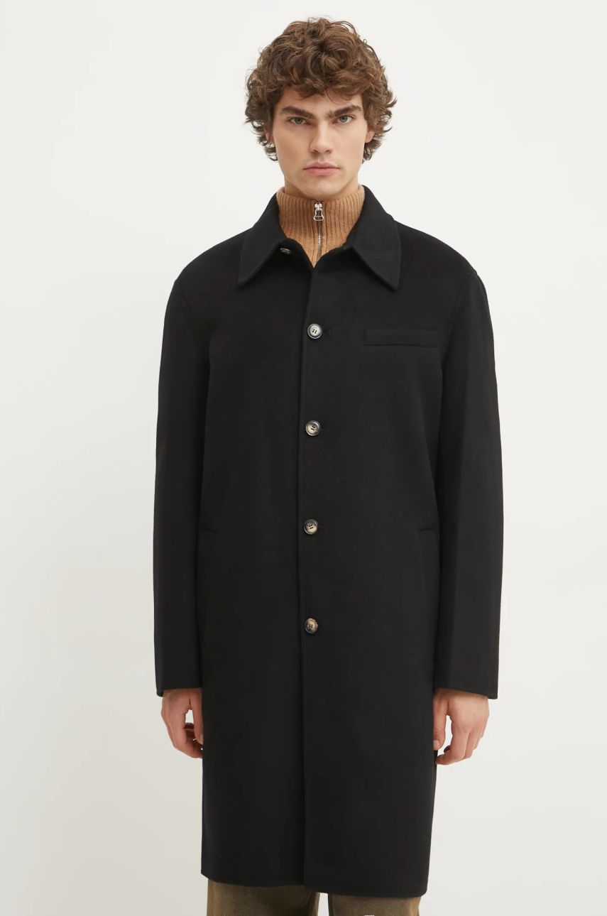 Takit Nanushka Nanushka JANNO Oversize Wool Coat Musta | NM24CROW01799, 0