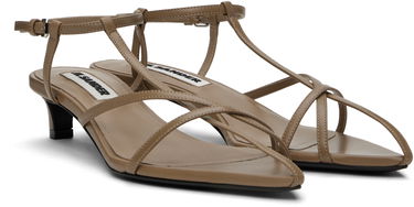 Tennarit ja kengät Jil Sander Jil Sander High Heeled Tie Sandals Ruskea | J15WP0129_P8389, 3