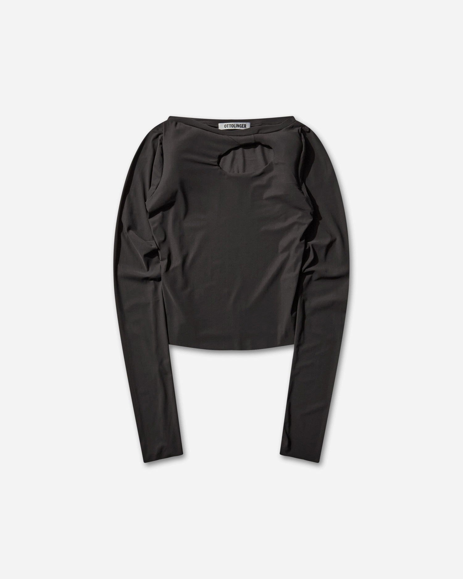 Paita Ottolinger Sculpted Donut Longsleeve Top Musta | 10210730301 2, 1