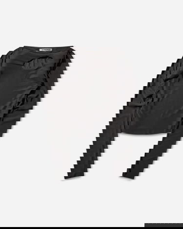 Paita Ottolinger Sculpted Donut Longsleeve Top Musta | 10210730301 2, 1