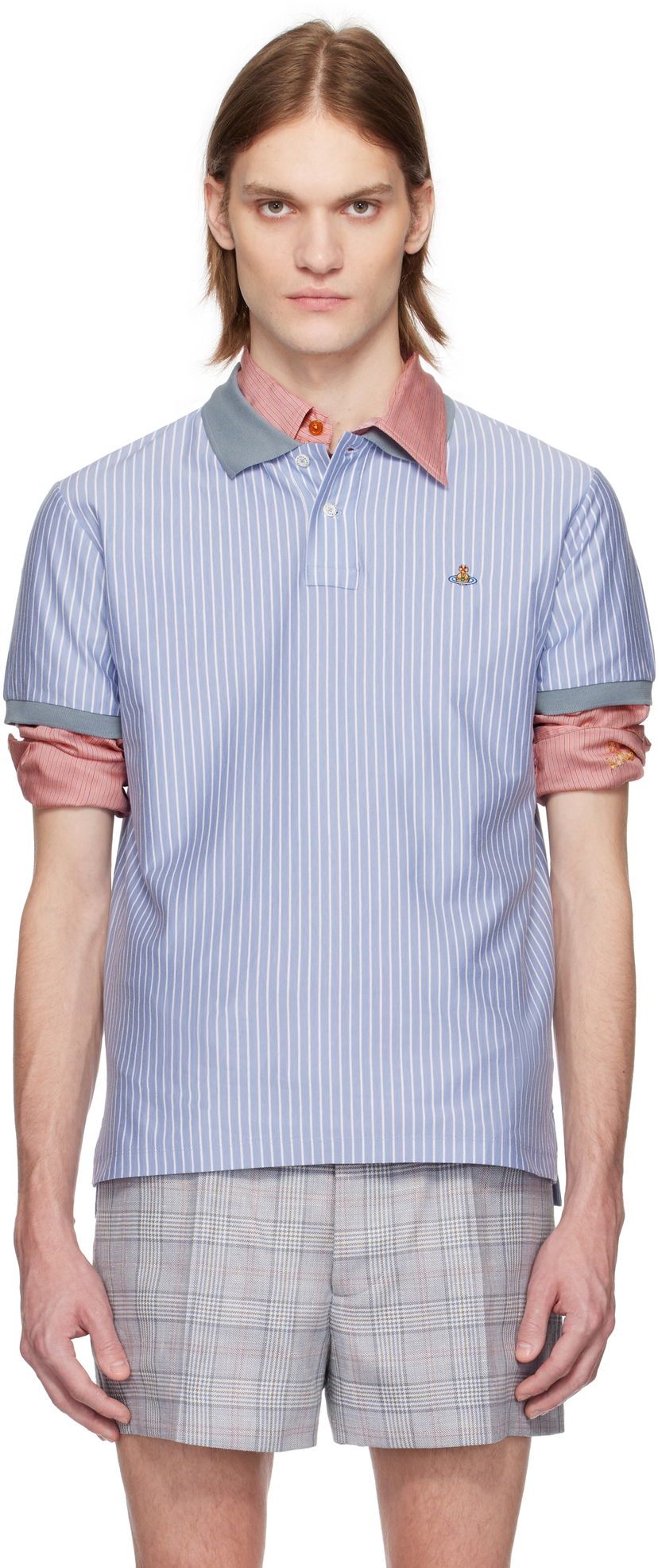 Poolopaita Vivienne Westwood Vivienne Westwood Striped Polo Sininen | 2H01000I-J009D-