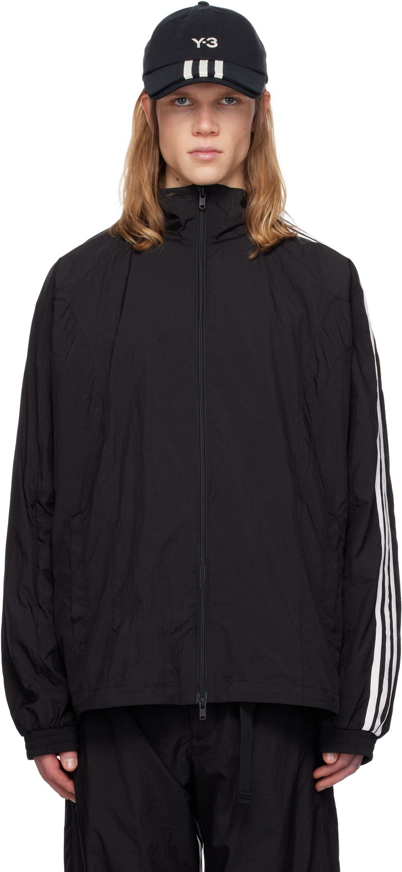 Tuulitakki Y-3 3-Stripes Nylon Shell Jacket by Y-3 Musta | JD5999