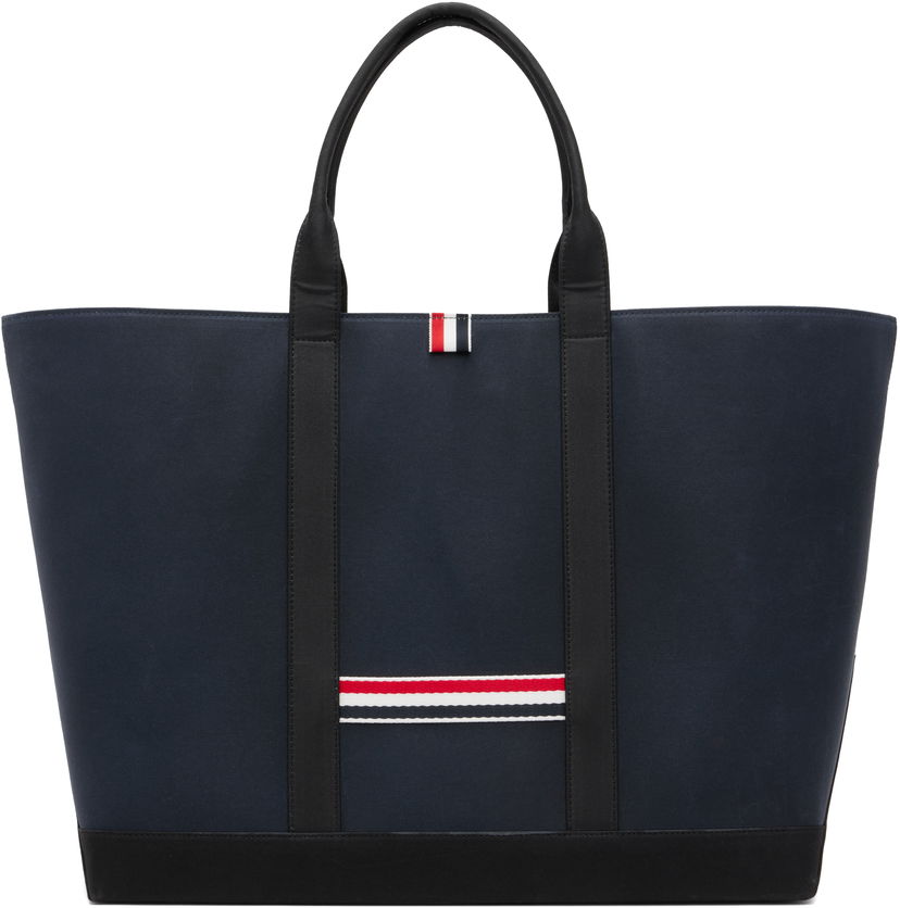 Kangaskassi Thom Browne Thom Browne Medium Drawstring Tool Tote Tummansininen | UAG231A-F0927