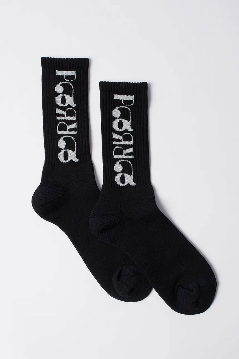 Sukat By Parra Parra Tokyo Logo Crew Socks Musta | 54270