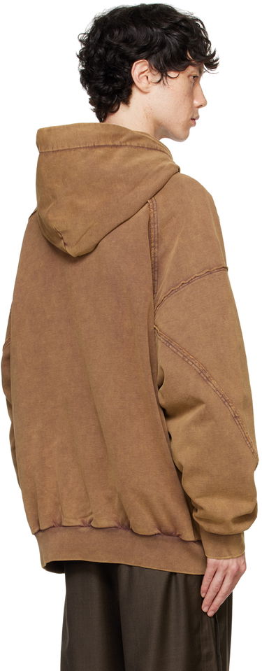 Huppari Feng Chen Wang Feng Chen Wang Washed Hoodie Ruskea | FUF18HD04, 2
