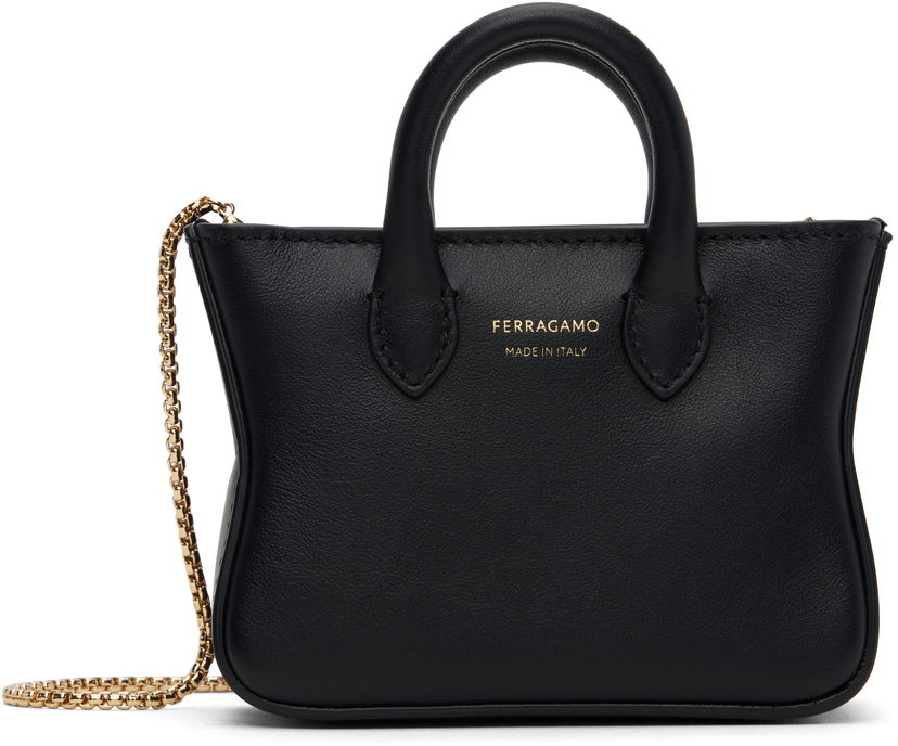 Kangaskassi FERRAGAMO Charm Mini Wallet Musta | 220799 - 775360