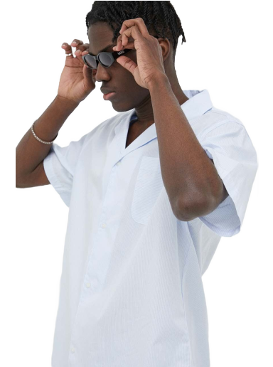 Paita Les Deux Leland Poplin Stripe Shirt Valkoinen | LDM401037