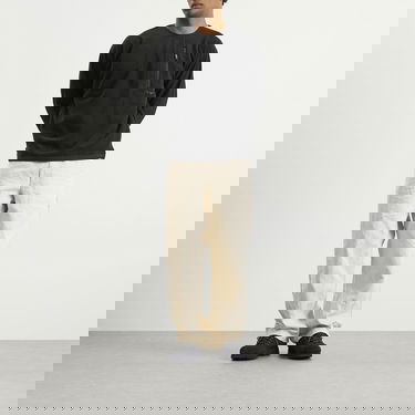 Huppari Manastash Grid Fleece Crew Sweatshirt Musta | 7925230001-010, 4