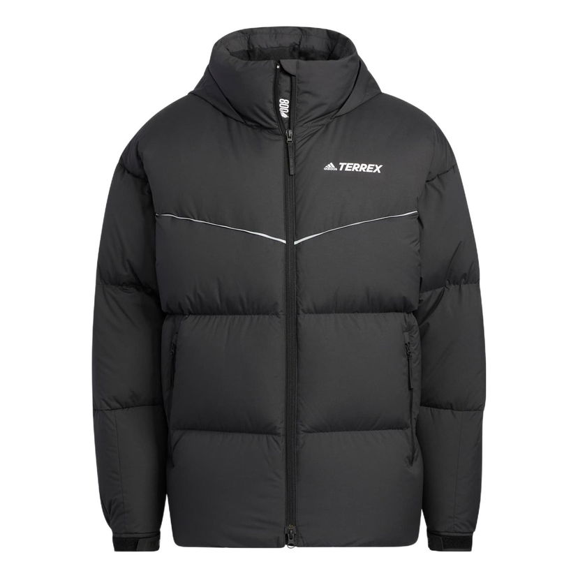 Puffer takki adidas Performance Terrex Puff Graphic Down Jacket Musta | HN2009
