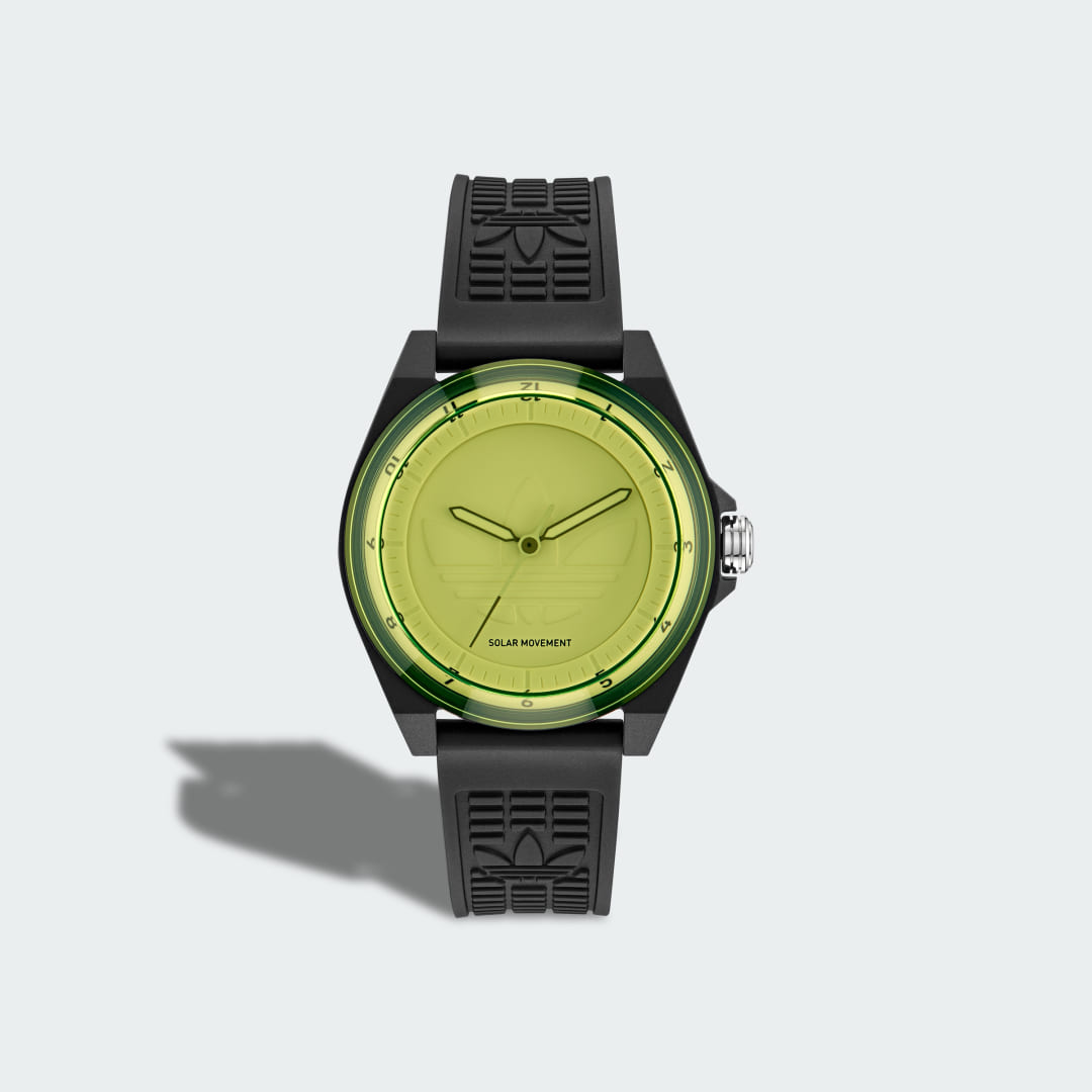 Katsella adidas Performance PROJECT FOUR SOLAR R Watch with Solar Movement Vihreä | KK6337, 0
