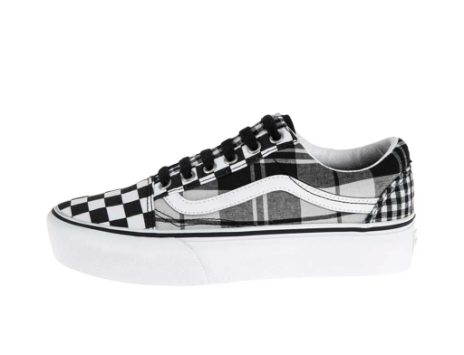 Tennarit ja kengät Vans Old Skool Platform Plaid Checkerboard W Musta | VN0A3B3UVYD