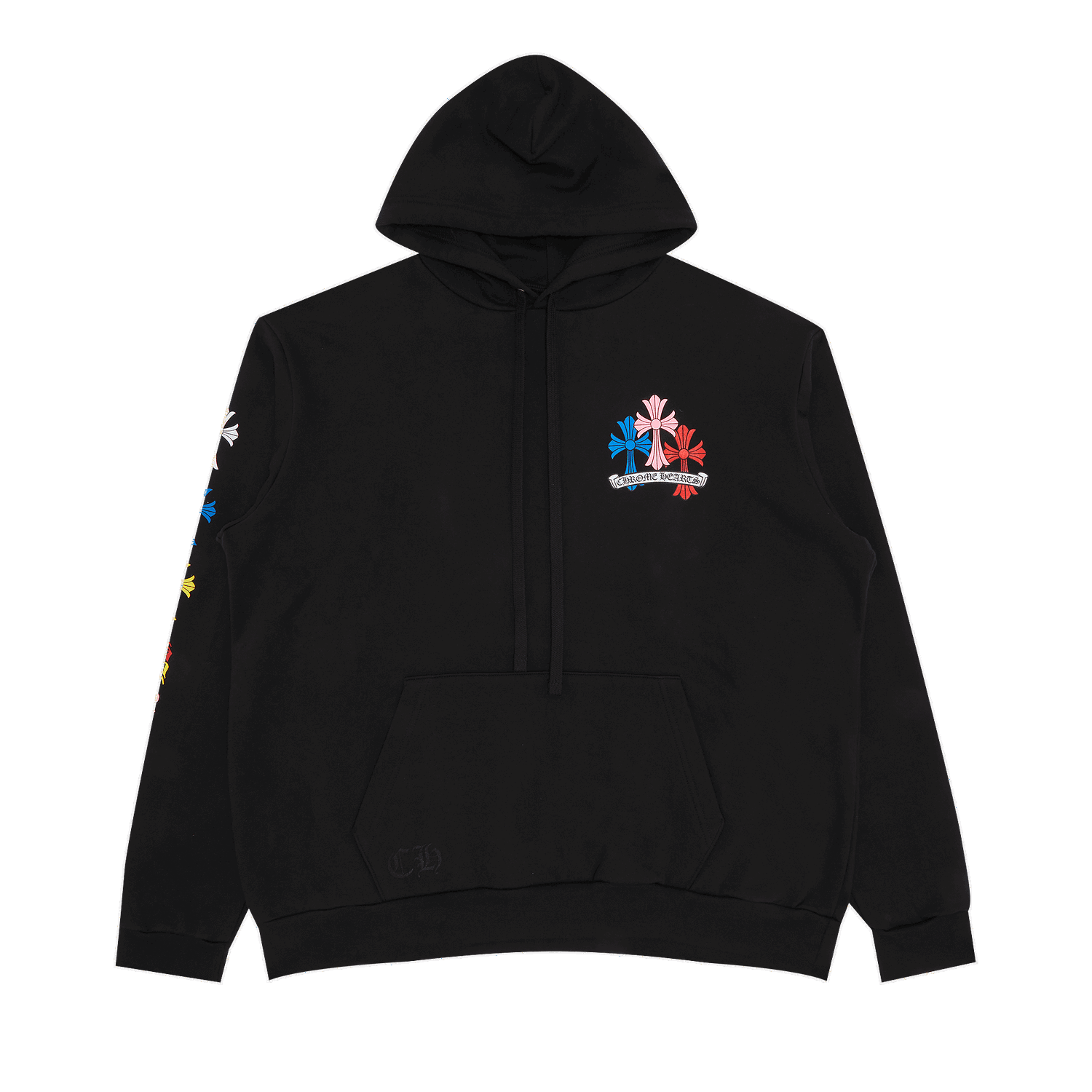 Huppari Chrome Hearts Cross Hoodie Musta | 1383 100000106CH BKMC, 0