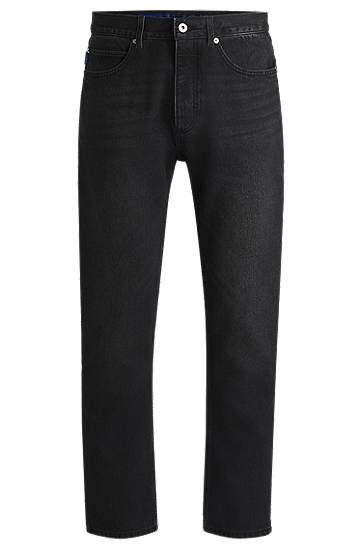 Jeans BOSS Regular Fit Jeans Musta | 50511507