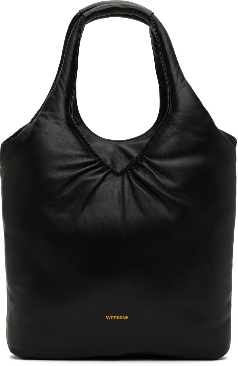 Kangaskassi We11done Padded Touch Tote Bag Musta | WD-AB3-24-476-U-BK
