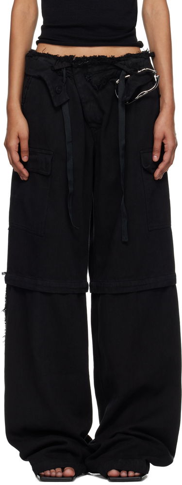 Cargo housut Ottolinger Ottolinger Baggy Cargo Pants Musta | 109-200306-02, 0