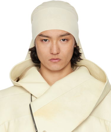 Hattu Rick Owens Rick Owens Hollywood Stretch Cupro Jersey Wig Hat Beige | RR01E5453 BZ, 0