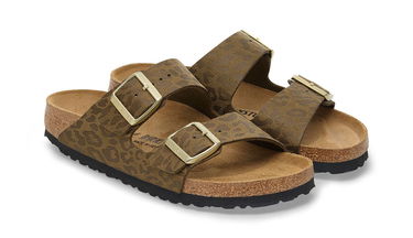 Tennarit ja kengät Birkenstock Arizona Synthetik Regular Fit Leopard Print Sandal Ruskea | 1030594, 4