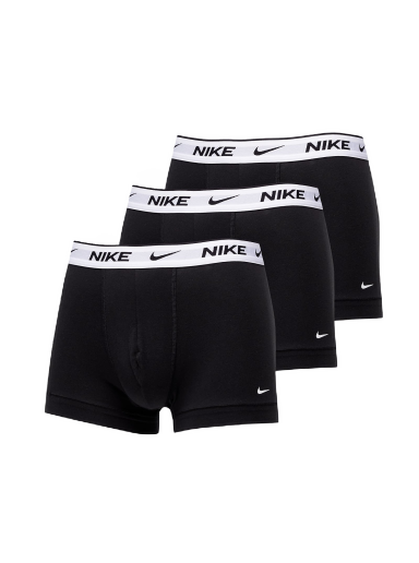 Alusvaatteet ja sukat Nike Everyday Cotton Stretch Trunk 3-Pack Musta | 0000KE1008-859