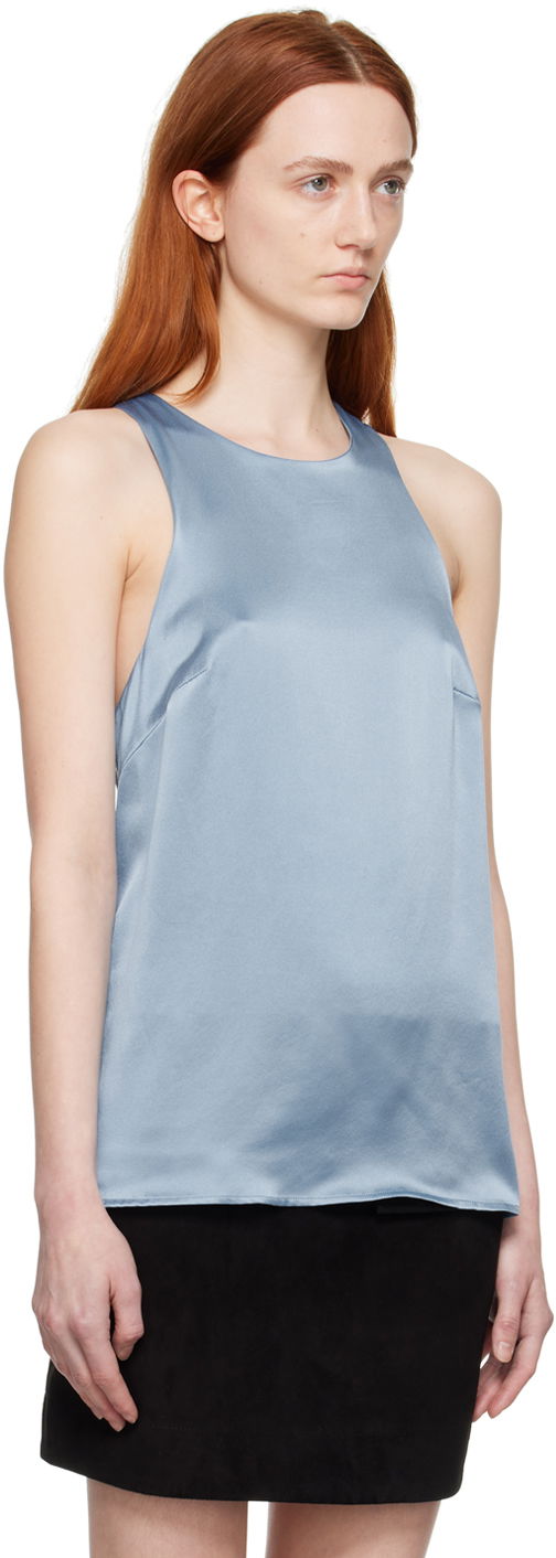 Tankkitoppi Loulou de Saison Loulou de Saison Estor Silk Camisole Sininen | ESTOR, 1