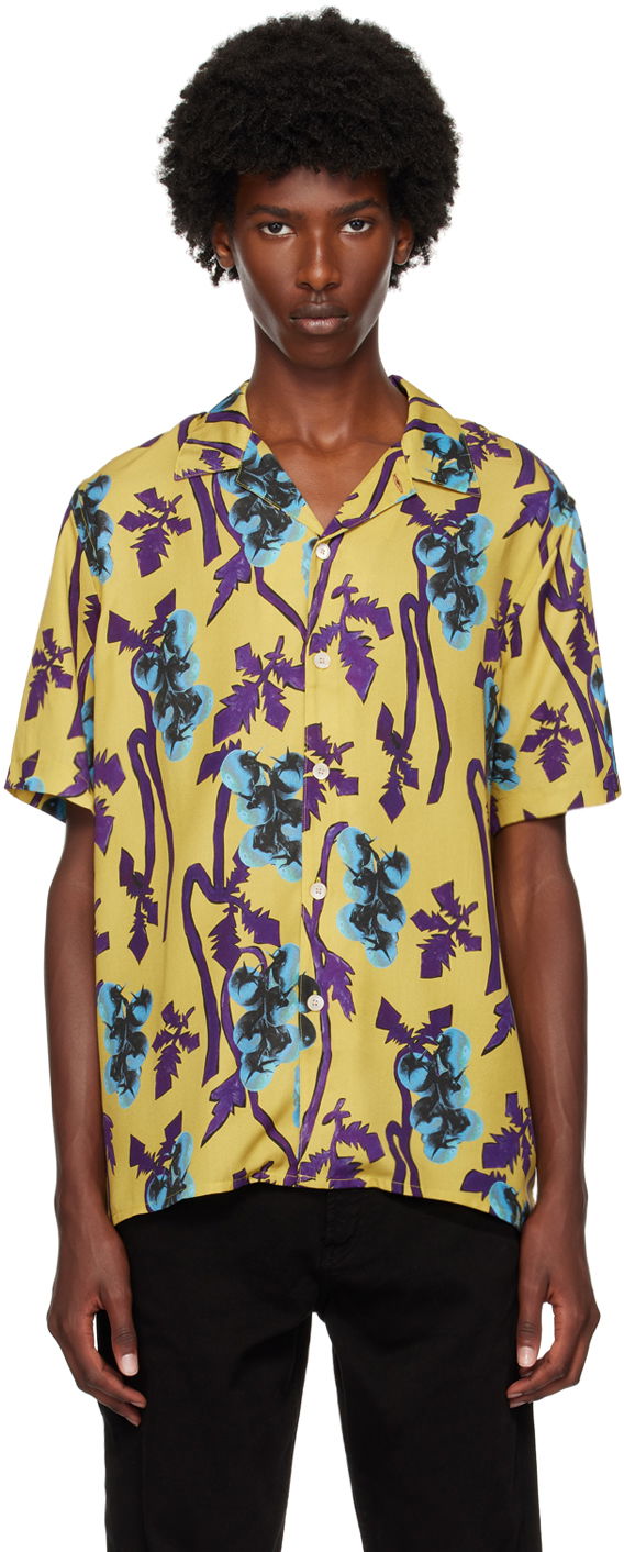 Paita Paul Smith PS Paul Smith Printed Shirt Keltainen | M2R-695U-N22101-32