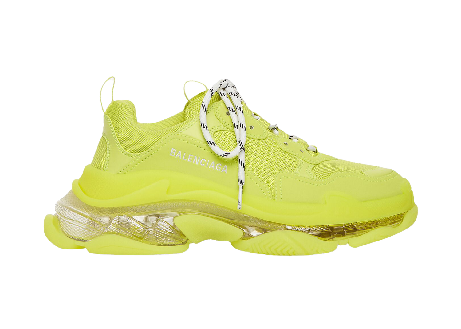Tennarit ja kengät Balenciaga Triple S Clear Sole Fluo Yellow White W Keltainen | 544351W2FF27390, 0