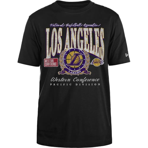 T-paita New Era NBA LOS ANGELES LAKERS OVERSIZED T-Shirt Musta | 60571416