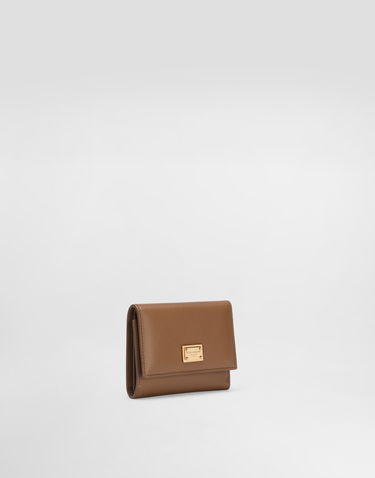 Lompakko Dolce & Gabbana Dolce & Gabbana Plongé Calfskin Small Wallet Ruskea | BI0770A9S258Z093, 2