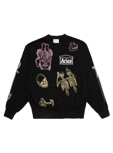 Huppari Aries Cybin Sweatshirt Musta | FTAR20004