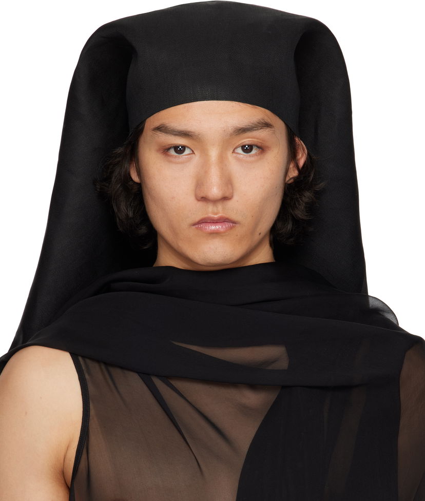 Hattu Rick Owens Rick Owens Hollywood Wig Hat Musta | RR01E5457 TWL
