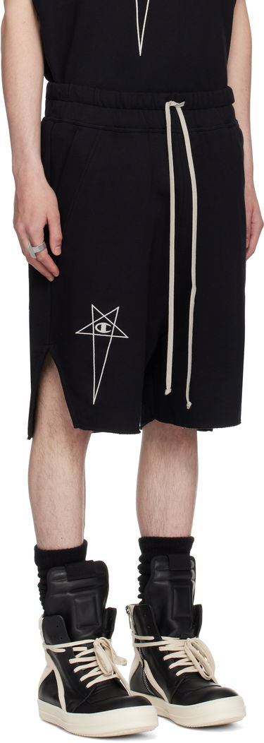 Shortsit Rick Owens Rick Owens Champion Edition Beveled Pods Shorts Beige | CM01E1688 CHFE FELPA, 4