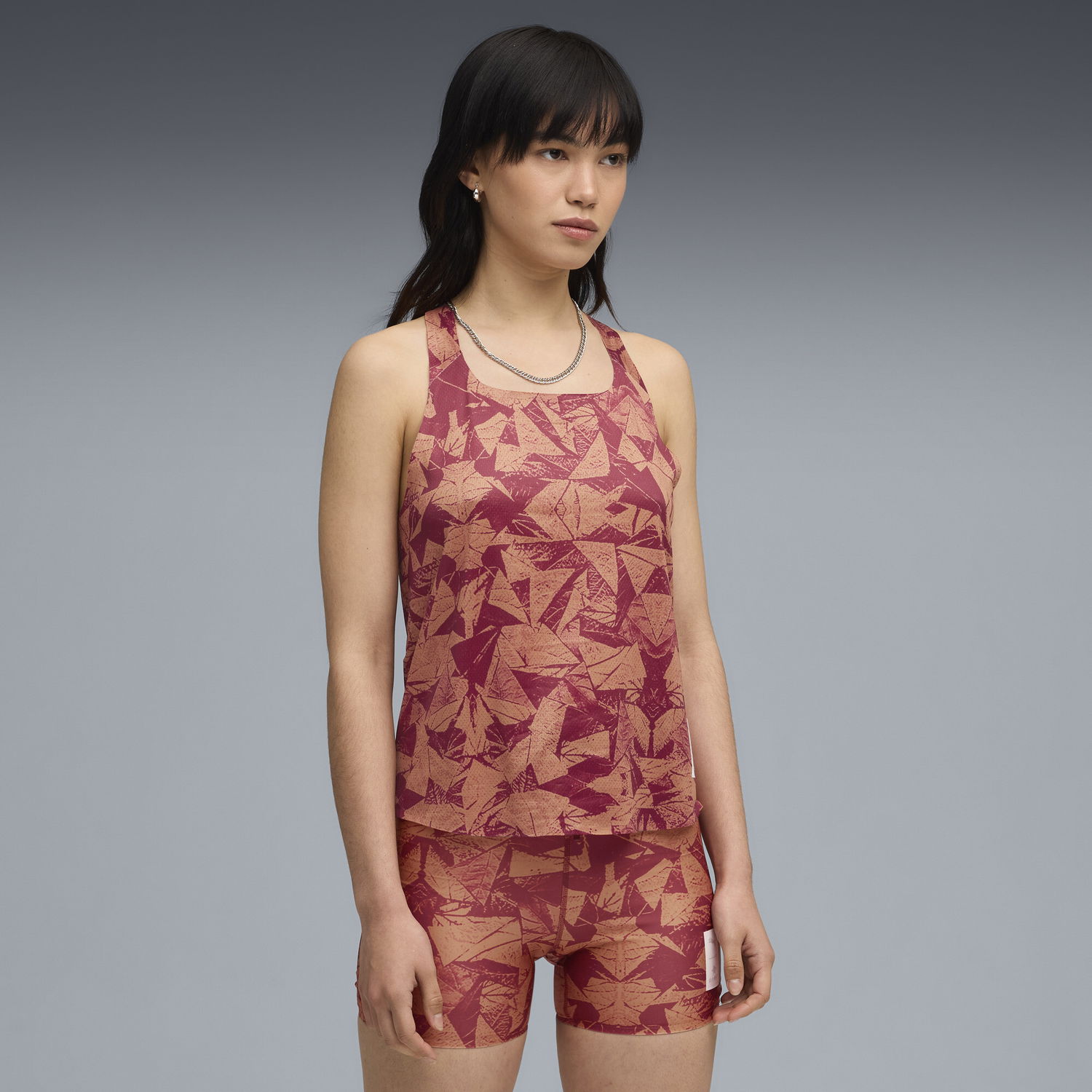 Tankkitoppi Puma PUMA x SAYSKY Geometric Print Sleeveless Tank Top Monivärinen | 527610_90, 1