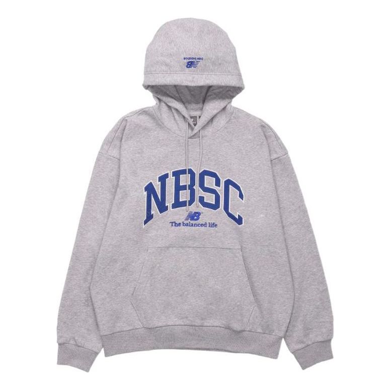 Huppari New Balance Print Logo Hoodie Harmaa | 5CC44353-MGR, 0