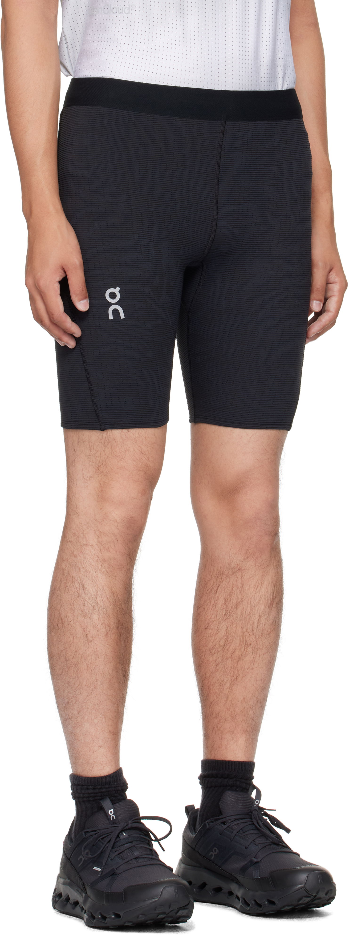 Shortsit On Running Pace Tight Shorts Musta | 1MF10071043, 1