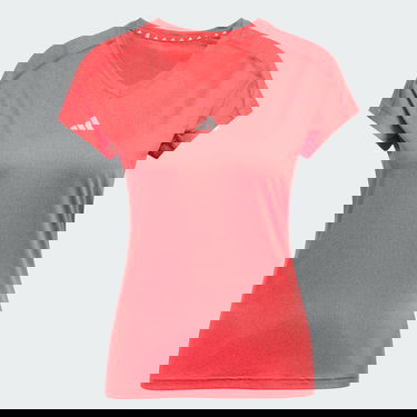 T-paita adidas Performance Train Essentials Minimal V-Neck Tee Punainen | JC9565, 4