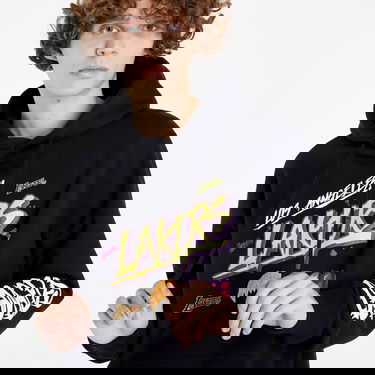 Huppari Mitchell & Ness Slap Sticker Hoodie Musta | FPHD4771-LALYYPPPBLCK, 2