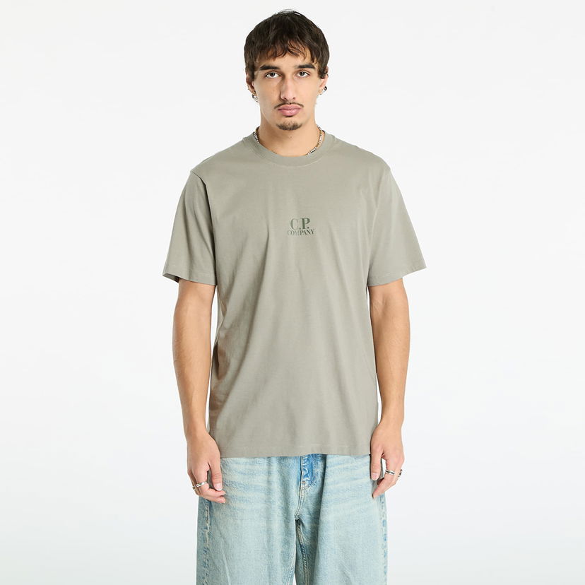 T-paita C.P. Company C.P. Company 30/1 Jersey British Sailor Short Sleeve Logo T-Shirt Vihreä | 19CMTS106A006586W-356