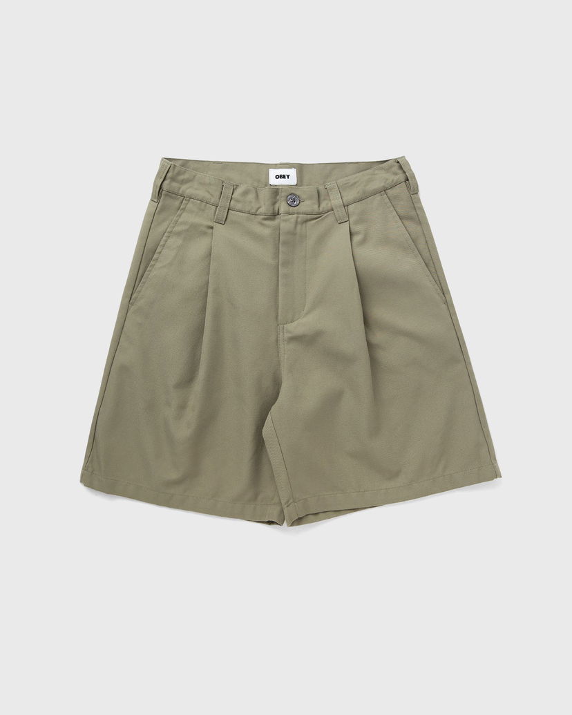 Shortsit OBEY Oliver Pleated Shorts Vihreä | 172100098-MMD