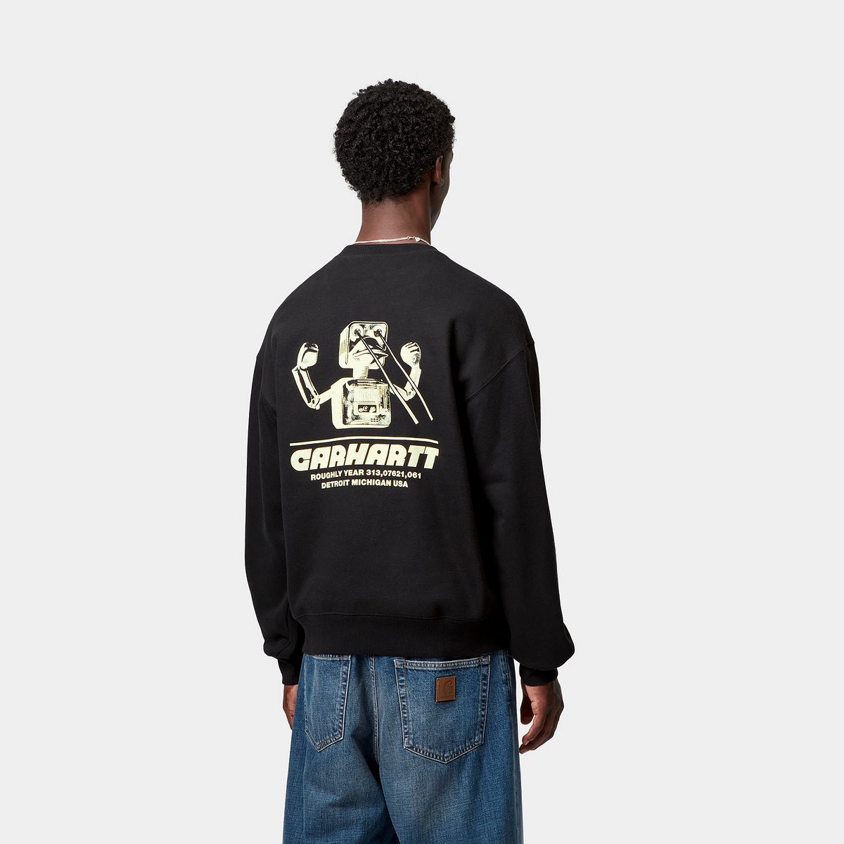 Huppari Carhartt WIP Wiptopia Sweatshirt Musta | I035644_9, 1