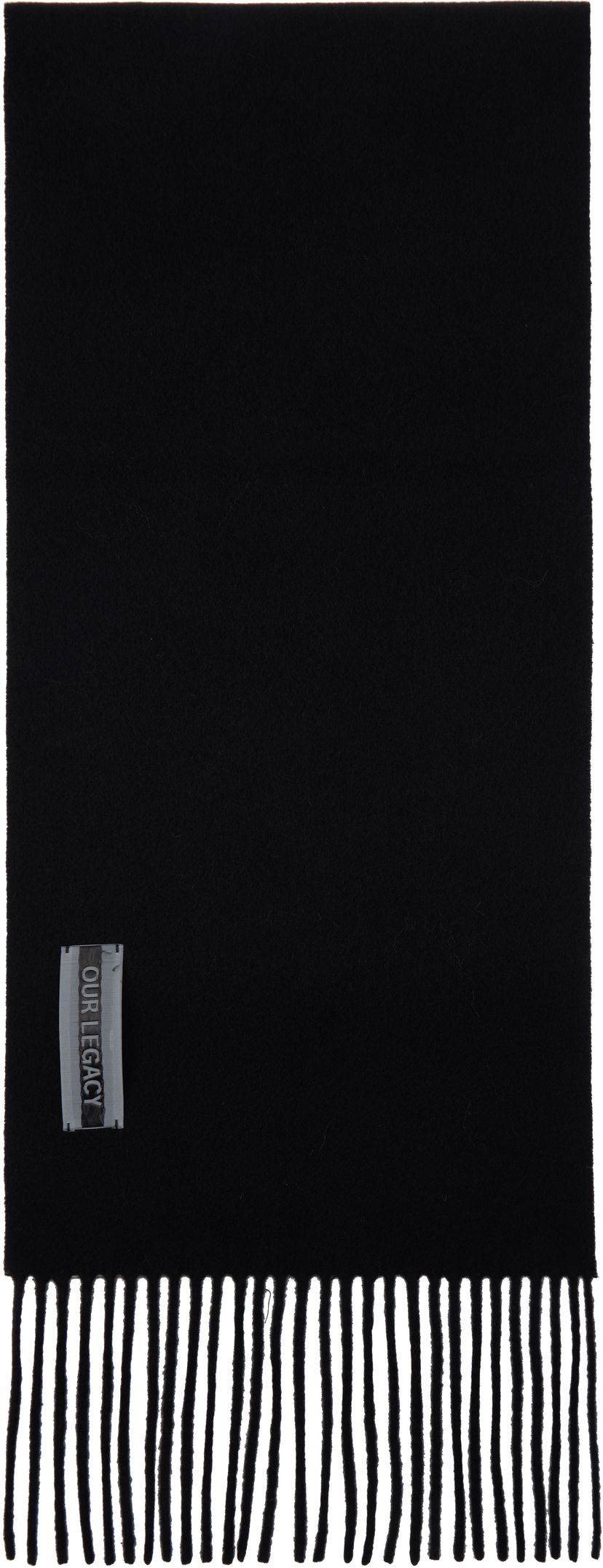 Huivi OUR LEGACY Estate Scarf Musta | A4248EAB