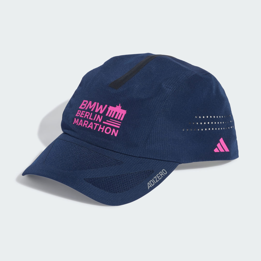 Korkki adidas Performance Adizero BMW Berlin-Marathon 2025 Running Cap Tummansininen | JZ9308, 0