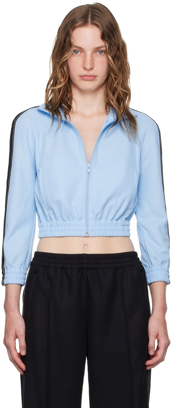 Verryttelypuku Alexander Wang Alexander Wang.t Cropped Track Jacket Sininen | 4CC3242091