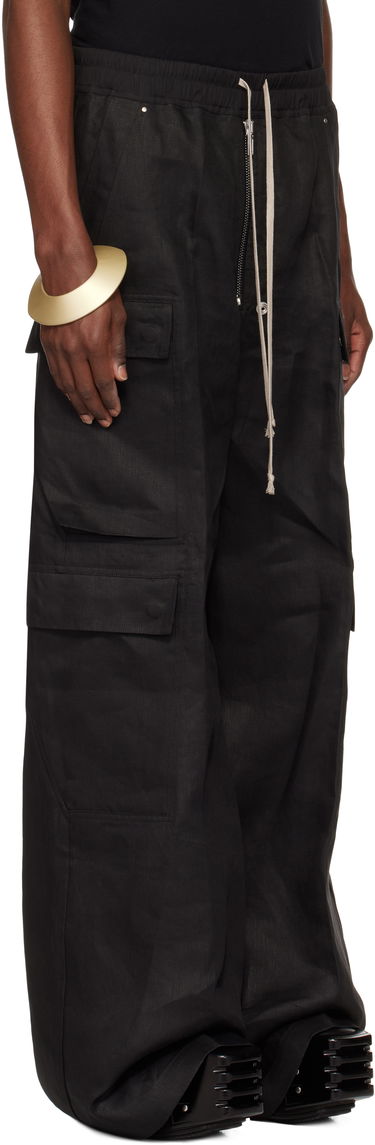 Cargo housut Rick Owens Rick Owens Hollywood Cargobela Cargo Pants Musta | RU01E5339 TWL, 1