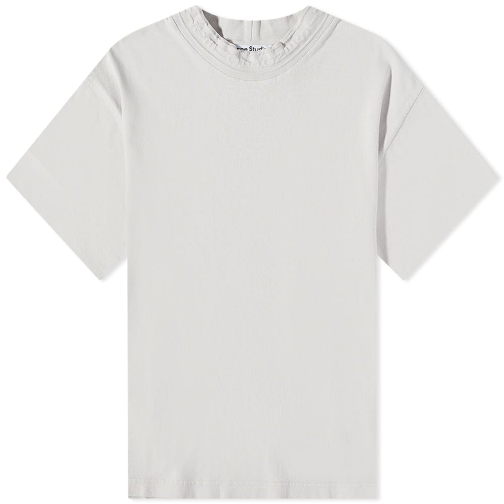 T-paita Acne Studios Elco Chain Rib Tee Cold Harmaa | BL0328-AEH, 0